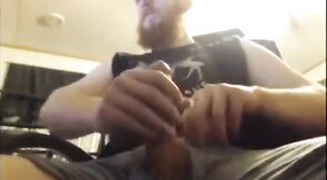 Big Dick Ginger Shoots Out A Massive Load
