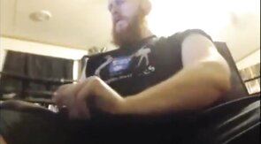 Big Dick Ginger Shoots Out A Massive Load