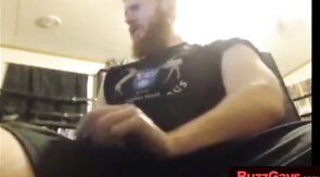 Big Dick Ginger Shoots Out A Massive Load