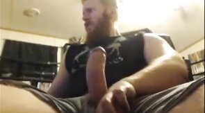 Big Dick Ginger Shoots Out A Massive Load