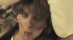 Mouthfucked Crossdresser Cumslut