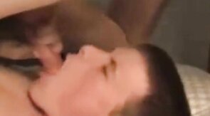 Self sucking twink cums on his face