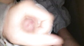 Twink cumming his wet diaper