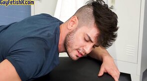 Extreme fisted jock rimmed and barebacked in locker roo