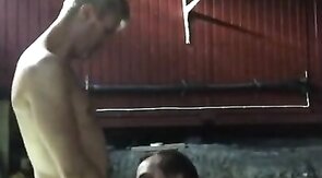 My lover sucking my cock and eating my cum