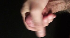HD Close up jacking my cock with squirting cumshot