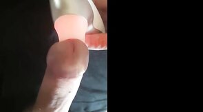 Womanizer male moaning intense orgasm