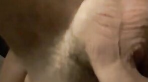 Serbian Boy plays with his black dildo!