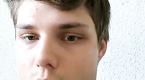 I put cucumber in my ass, then eat it