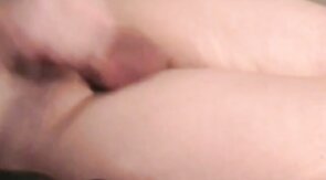 Extremely horny and cumming on my thigh