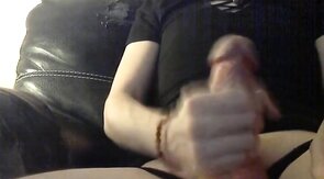 big cock femboy jerks and cums 2