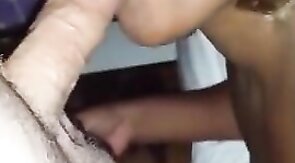 Pretty Black Tranny Suck Hard White Dick
