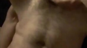 Serbian Boy plays with his black dildo!