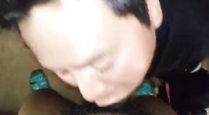 Cub sucking me up