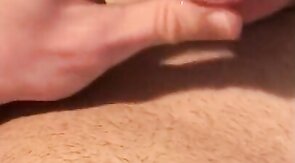 German hot eging and moaning with sperm at the end