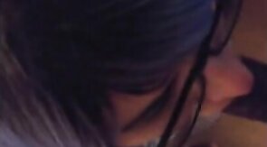 BBC cums in mouth of white sissy fag