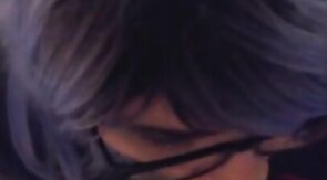 BBC cums in mouth of white sissy fag