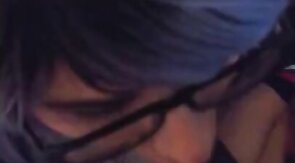 BBC cums in mouth of white sissy fag