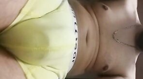 Marcado mi Bulto en mi Boxer Cartoon Wear Amarillo