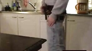 sagger boy cumming in the table