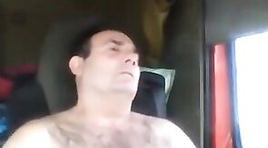Horny trucker stud