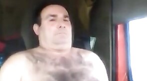 Horny trucker stud