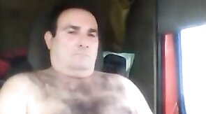 Horny trucker stud