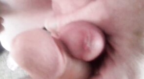 My buddy wanking our cocks together