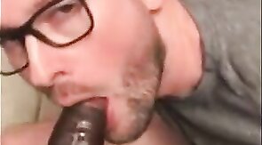 White Guy Sucks Off Black Guy