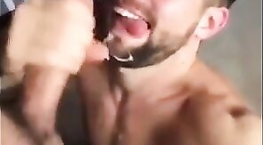 Deepthroat that cock and sperm