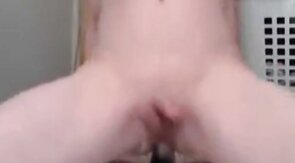 White Sexy Boy  and His Dildo