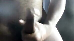 Beefy muscled daddy jacks off