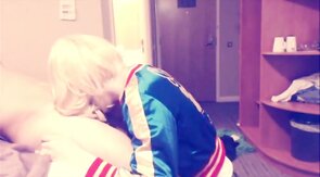 Crossdresser SS Harley Quinn Sucks Cock and Balls