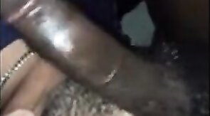 Big Black Cock Blowjob by Amateur Interracial Couple