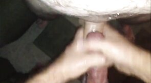 Big Cock Covered in Cum Gets a Hot Cleanup!