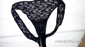 Huge Load of Cum on Dirty Panties (18+ Amateur Video)