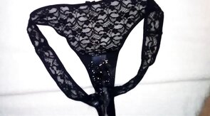 Huge Load of Cum on Dirty Panties (18+ Amateur Video)