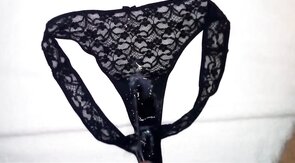 Huge Load of Cum on Dirty Panties (18+ Amateur Video)