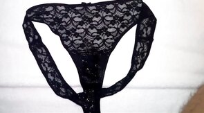 Huge Load of Cum on Dirty Panties (18+ Amateur Video)