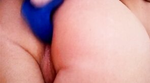 Twink Crossdresser Fucks Himself in the Morning