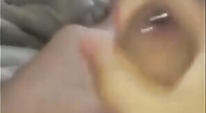 Huge Cum Shot After a Quick Solo Session