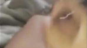 Huge Cum Shot After a Quick Solo Session