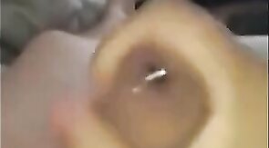 Huge Cum Shot After a Quick Solo Session