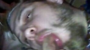 Mr. Steele's Big Cock Sucked by a Skinny Twink