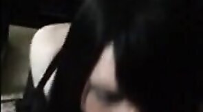 Crossdresser Smokes and Swallows