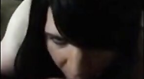 Crossdresser Smokes and Swallows