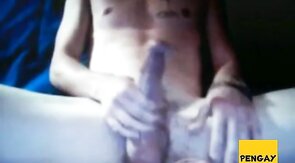 Big Dick, Big Cum Load on Cam