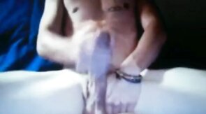Big Dick, Big Cum Load on Cam