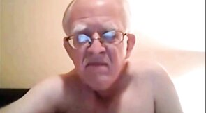 Silver Daddy Strokes His Small Cock