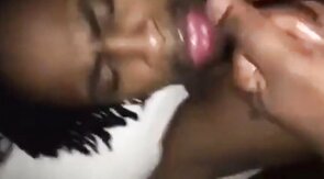 Black Amateur Takes Big Cock, Gets Facial